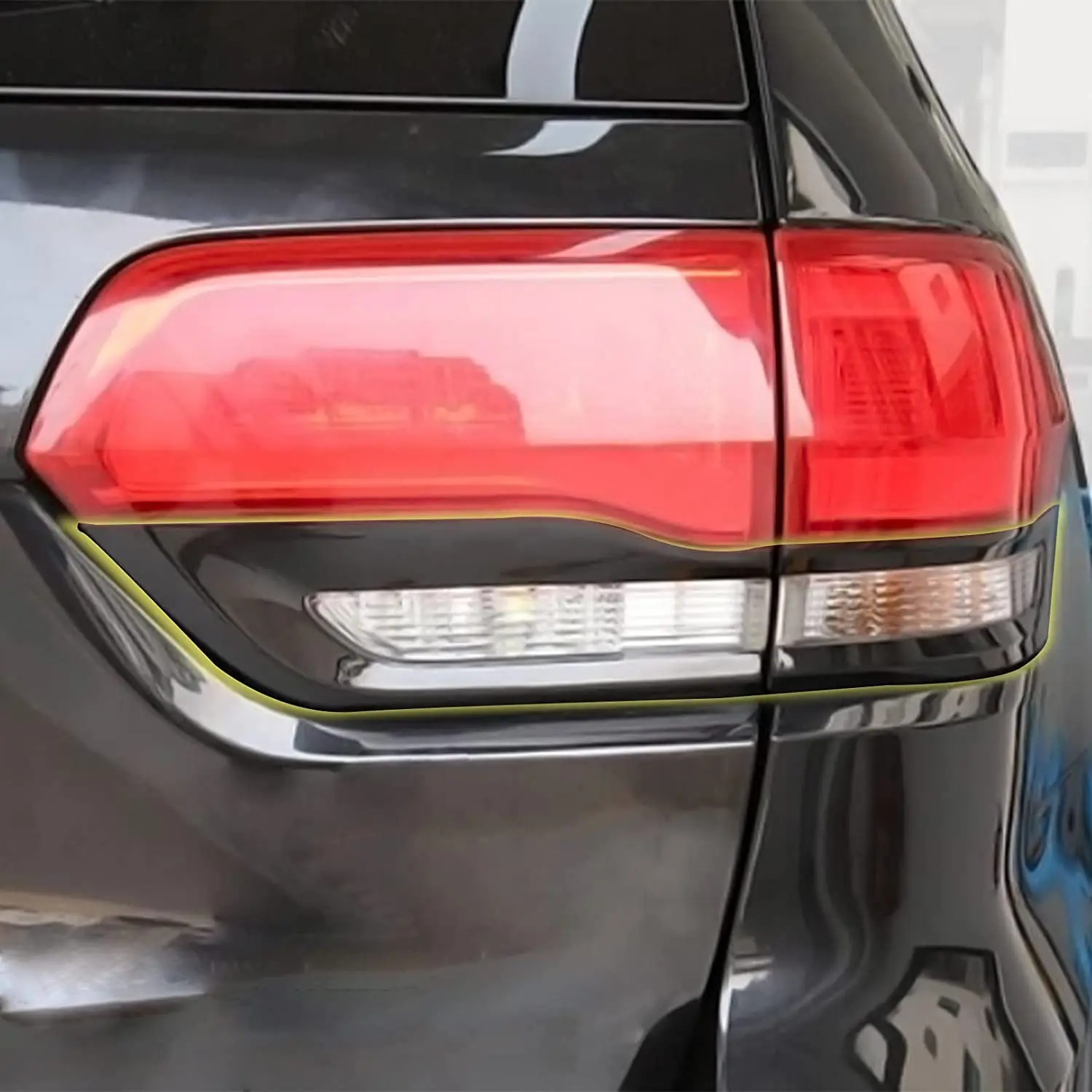 For 2014-2021 Jeep Grand Cherokee WK2 Rear Tail Light Lamp Trim Bezel Kit - Image 4