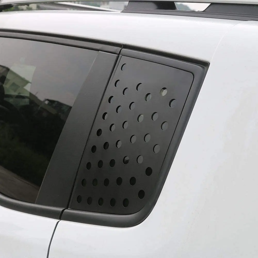 For 2015+ Jeep Renegade Rear Triangle Glass Decor Trim Cover Aluminum Alloy Panel (2 pcs) - Image 5