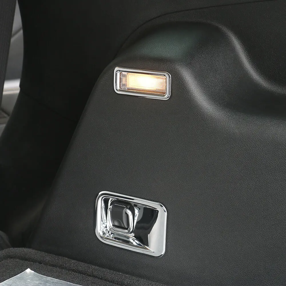 For 2014-2019 Jeep Cherokee Rear Trunk Light Lamp Frame Trim - Image 2