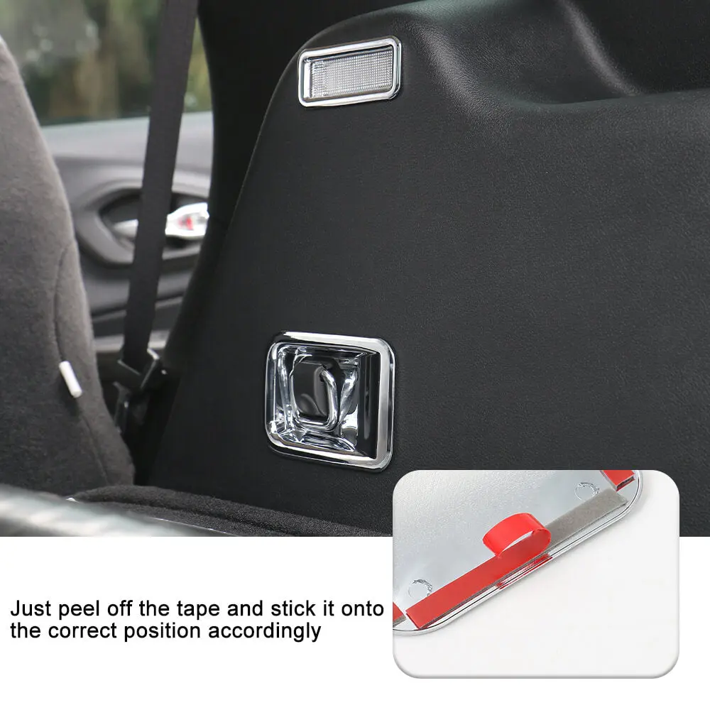 For 2014-2019 Jeep Cherokee Rear Trunk Light Lamp Frame Trim - Image 4