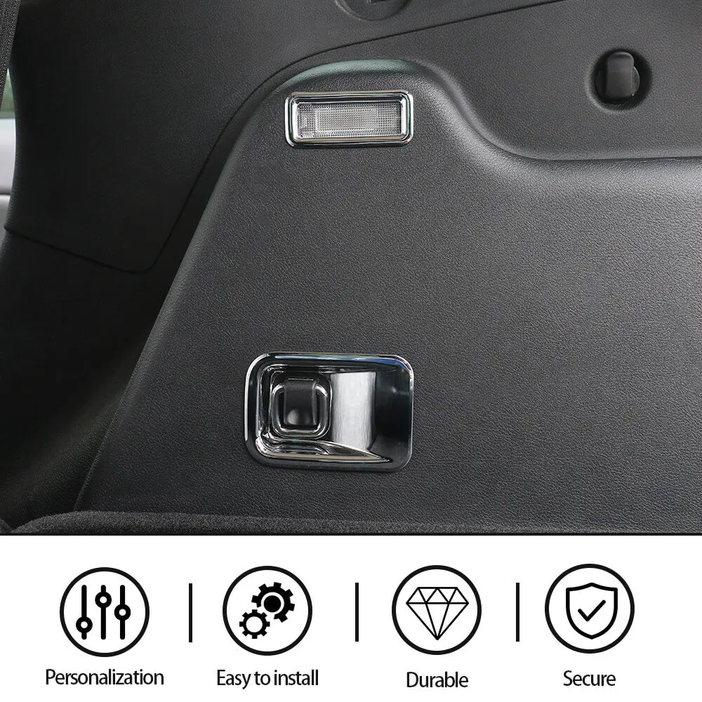 For 2014-2019 Jeep Cherokee Rear Trunk Light Lamp Frame Trim - Image 5