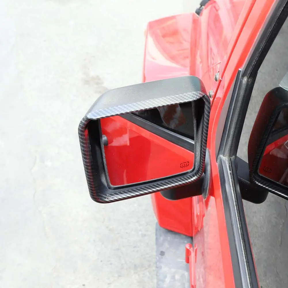 For 2007-2018 Jeep Wrangler JK JKU Rear View Mirror Trim Cover - Image 4