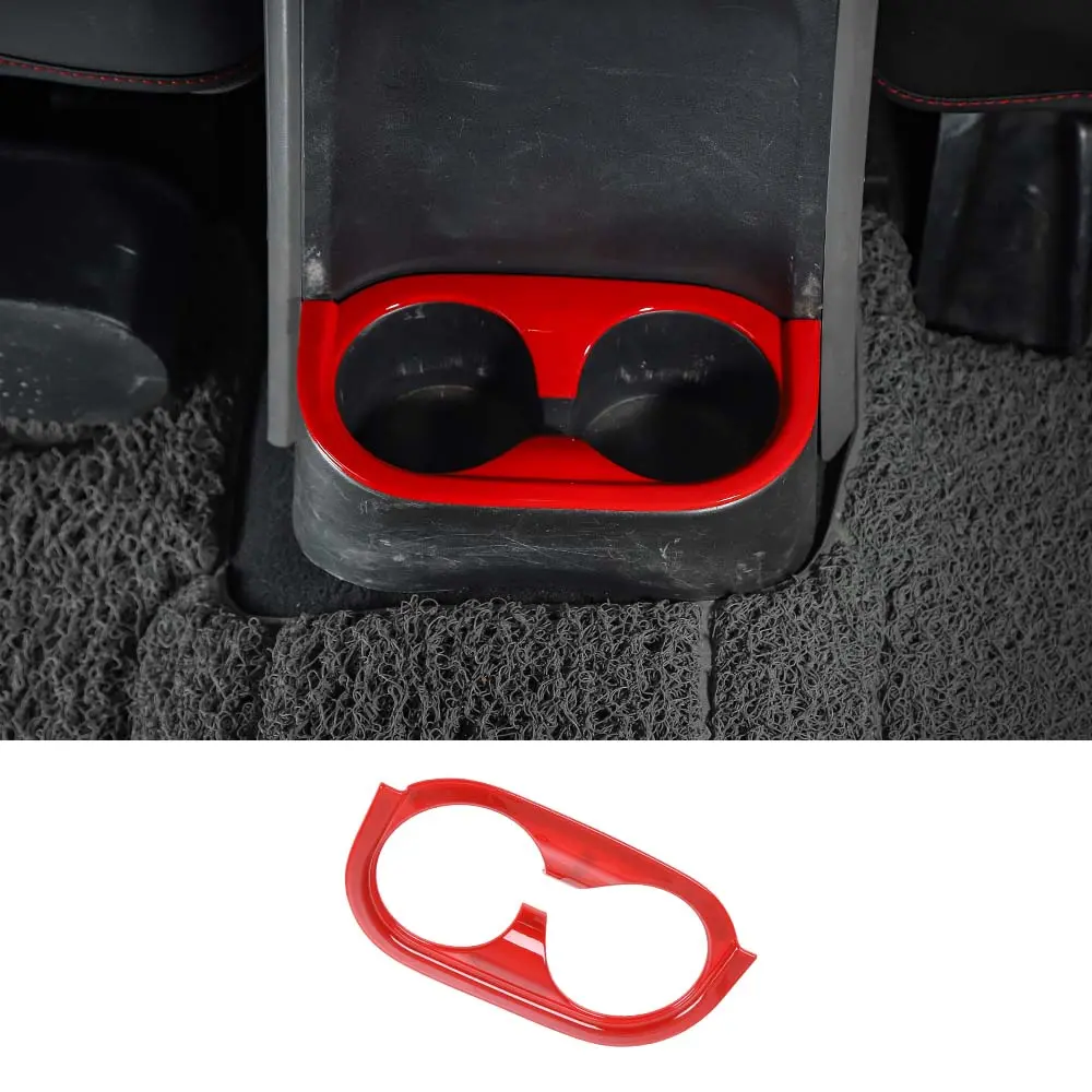 For 2007-2010 Jeep Wrangler JK Rear Water Cup Holder Frame Cover ABS Trim - Image 11