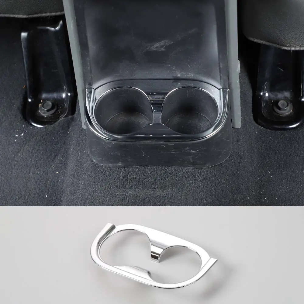 For 2007-2010 Jeep Wrangler JK Rear Water Cup Holder Frame Cover ABS Trim - Image 12