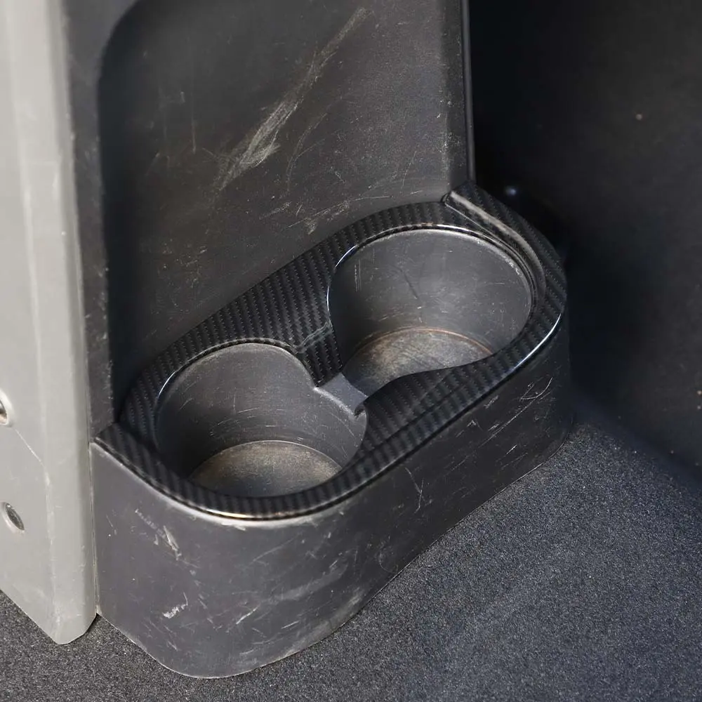 For 2007-2010 Jeep Wrangler JK Rear Water Cup Holder Frame Cover ABS Trim - Image 4