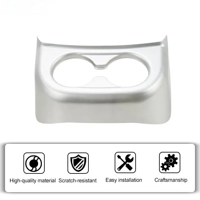 For 2011-2018 Jeep Wrangler JK Rear Water Cup Holder Panel Cover Trim - Image 4