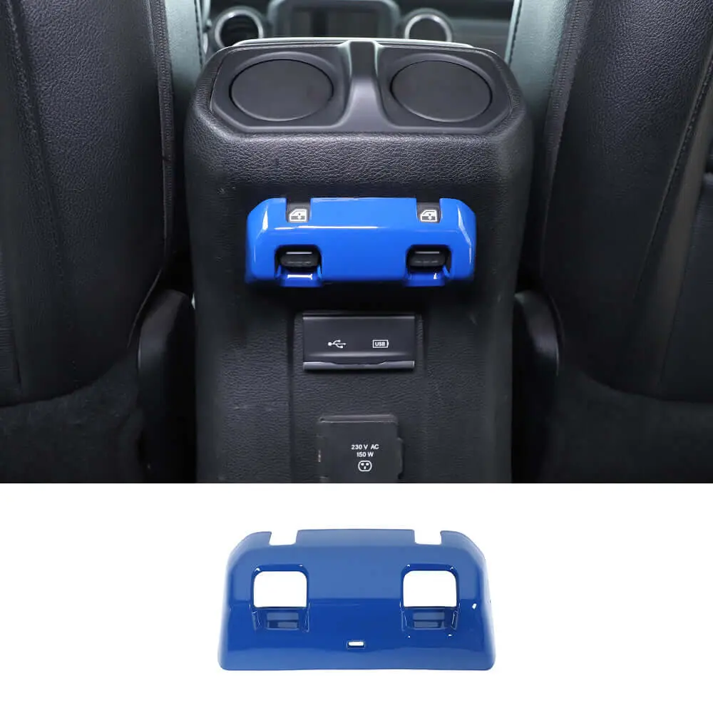 For 2018+ Jeep Wrangler JL JLU & Gladiator JT Rear Window Lift Switch Panel Cover Trim - Image 11