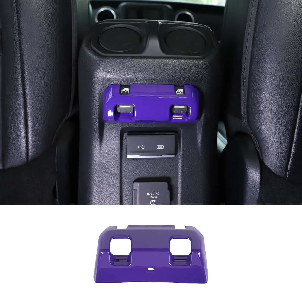 For 2018+ Jeep Wrangler JL JLU & Gladiator JT Rear Window Lift Switch Panel Cover Trim - Image 13