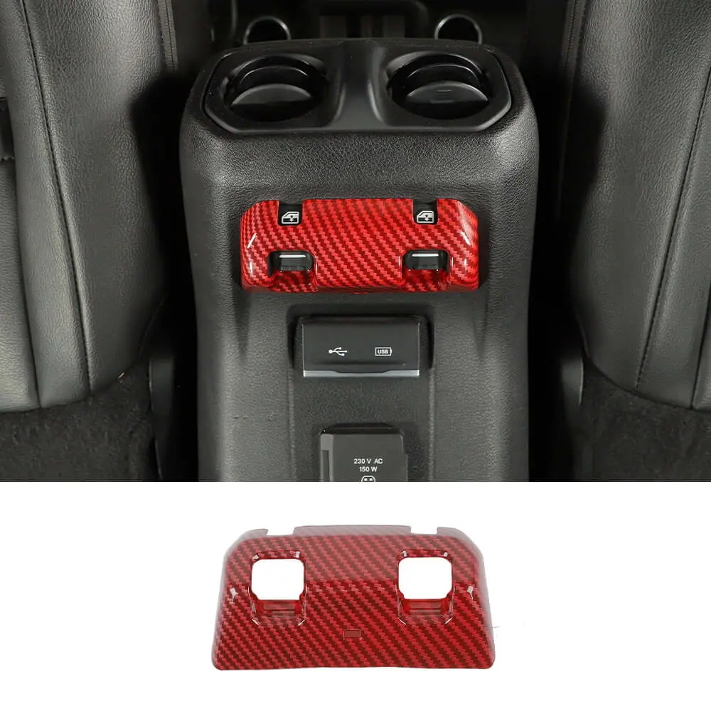 For 2018+ Jeep Wrangler JL JLU & Gladiator JT Rear Window Lift Switch Panel Cover Trim - Image 17