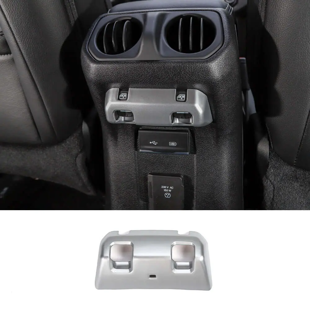 For 2018+ Jeep Wrangler JL JLU & Gladiator JT Rear Window Lift Switch Panel Cover Trim - Image 20