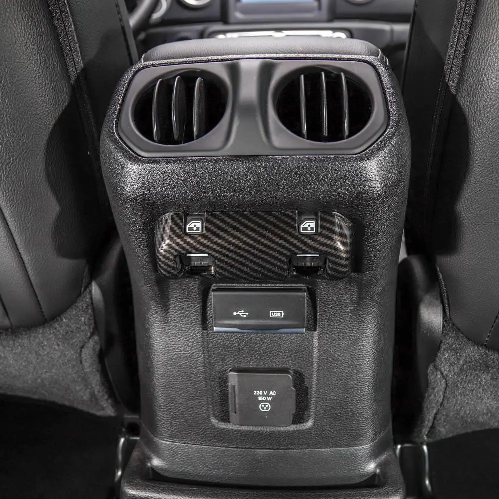 For 2018+ Jeep Wrangler JL JLU & Gladiator JT Rear Window Lift Switch Panel Cover Trim - Image 3