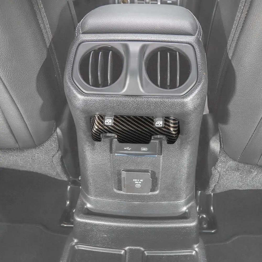 For 2018+ Jeep Wrangler JL JLU & Gladiator JT Rear Window Lift Switch Panel Cover Trim - Image 4