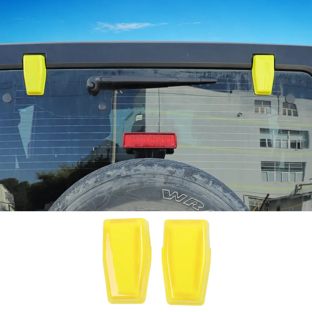 For 2007-2018 Jeep Wrangler JK JKU Rear Window Liftgate Glass Hinge Cover Trim - Image 17