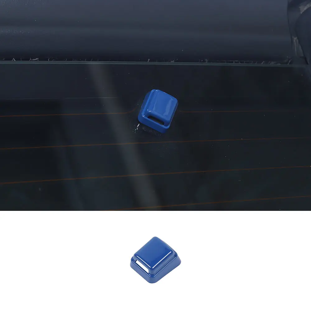 For 2018+ Jeep Wrangler JL JLU Rear Window Rain Wiper Nozzle Trim Cover Cap - Image 9