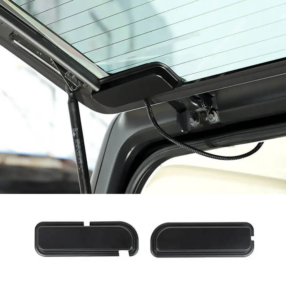 For 2018+ Jeep Wrangler JL JLU Rear Windshield Harness Protective Cover Trim 2pcs - Image 8