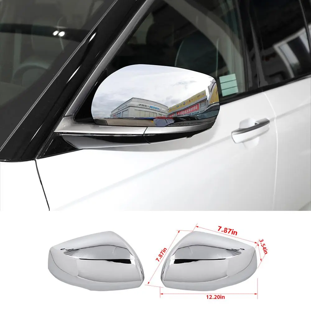 For 2021+ Jeep Grand Cherokee L Rearview Mirror Cover Cap Trim