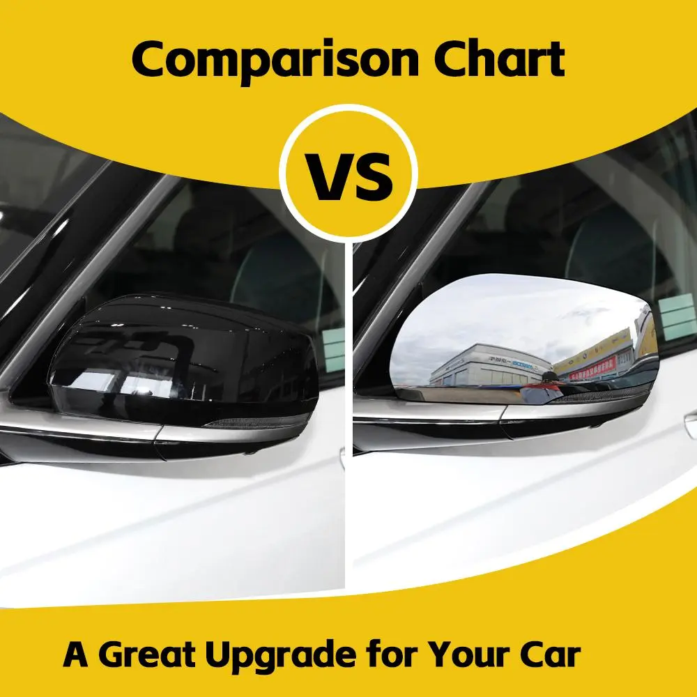 For 2021+ Jeep Grand Cherokee L Rearview Mirror Cover Cap Trim - Image 2