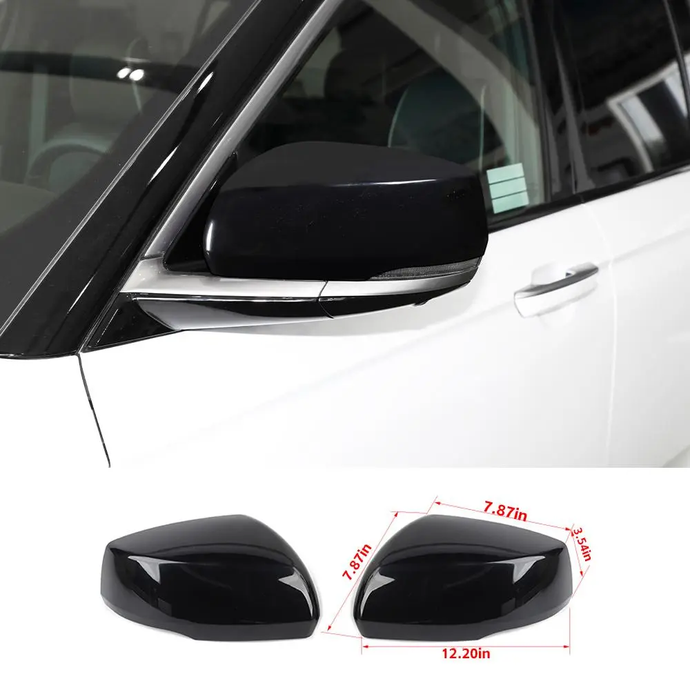 For 2021+ Jeep Grand Cherokee L Rearview Mirror Cover Cap Trim - Image 8