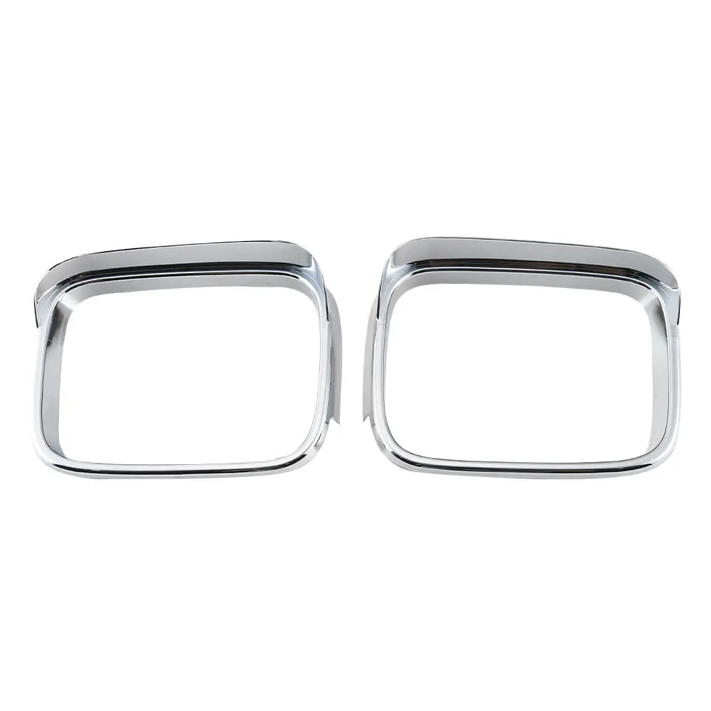 For 2015+ Jeep Renegade Rearview Mirror Rain Eyebrow Cover Trim Chrome ABS - Image 7