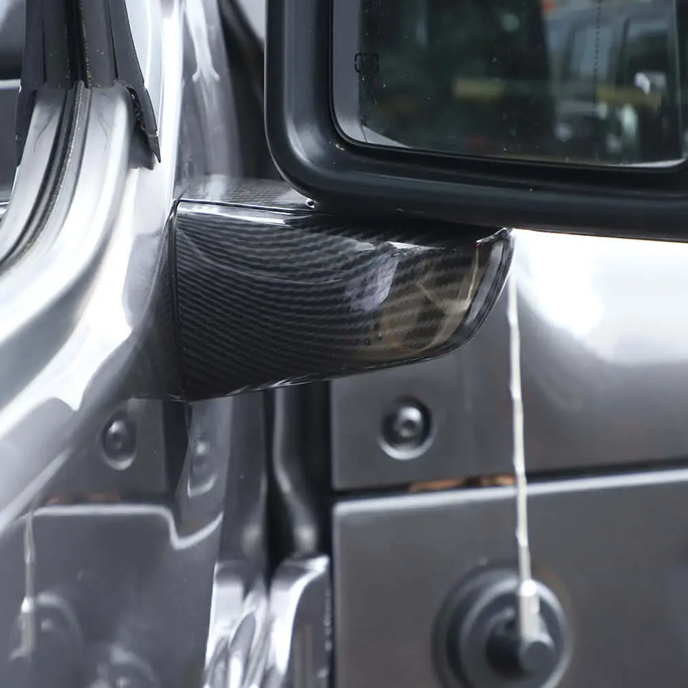 For 2018+ Jeep Wrangler JL JLU & Gladiator JT 4pcs Rearview Side Mirrors Base Cover Trim - Image 3