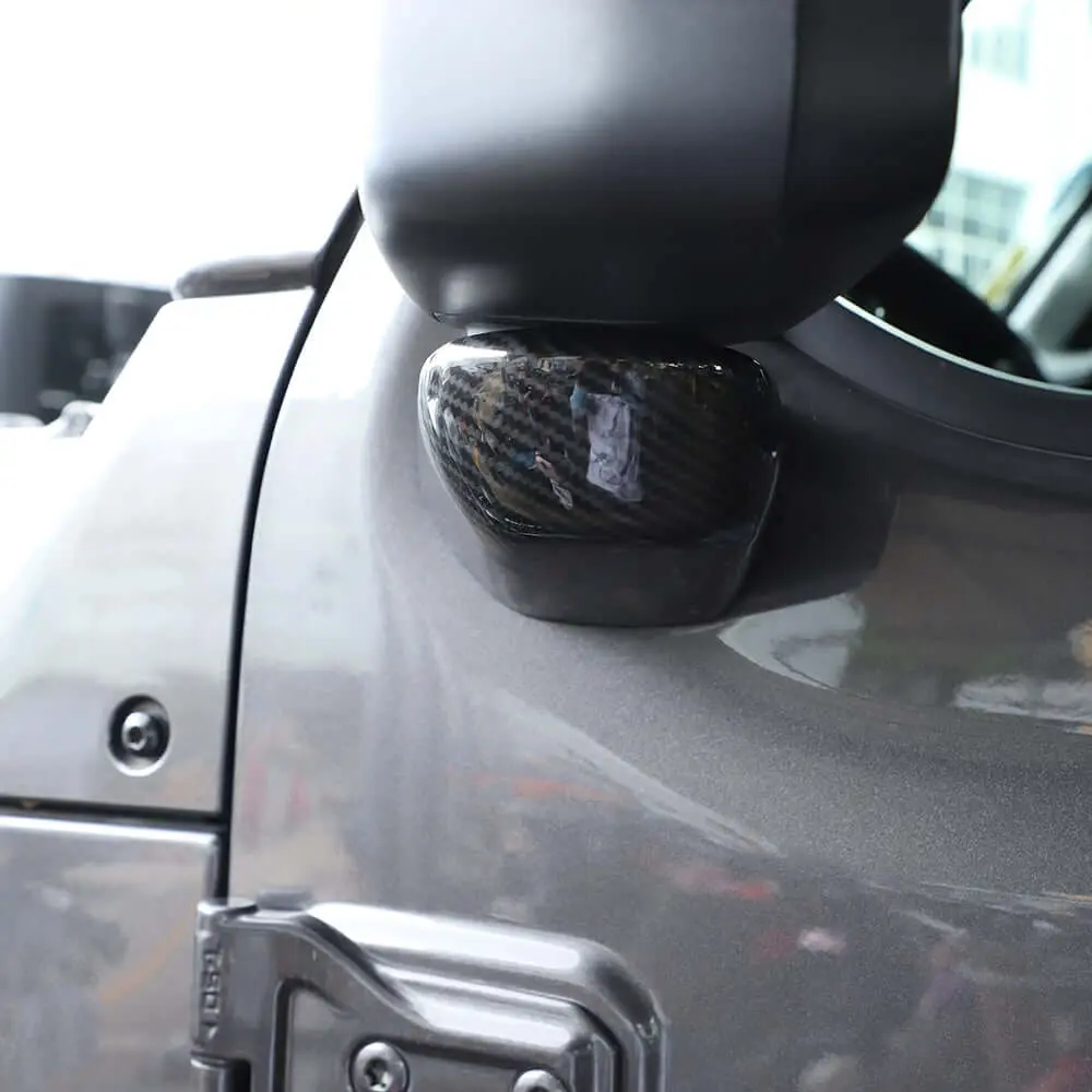 For 2018+ Jeep Wrangler JL JLU & Gladiator JT 4pcs Rearview Side Mirrors Base Cover Trim - Image 4