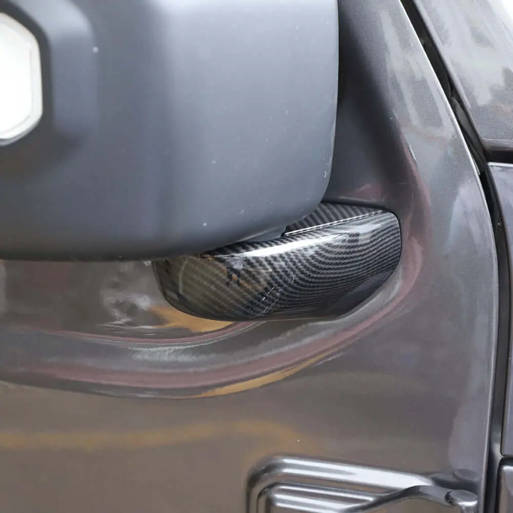 For 2018+ Jeep Wrangler JL JLU & Gladiator JT 4pcs Rearview Side Mirrors Base Cover Trim - Image 5