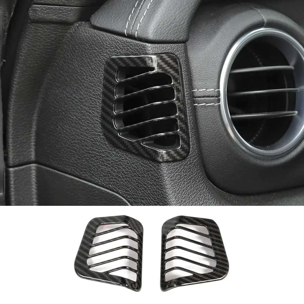 For 2018-2023 Jeep Wrangler JL JLU Interior Cover Trim Full Set Available Separately Carbon Fiber - Image 15