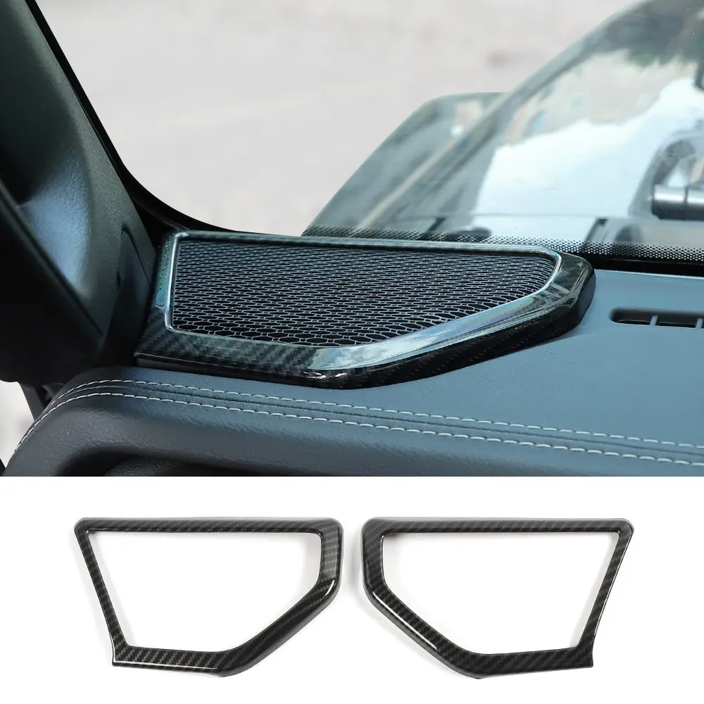 For 2018-2023 Jeep Wrangler JL JLU Interior Cover Trim Full Set Available Separately Carbon Fiber - Image 17