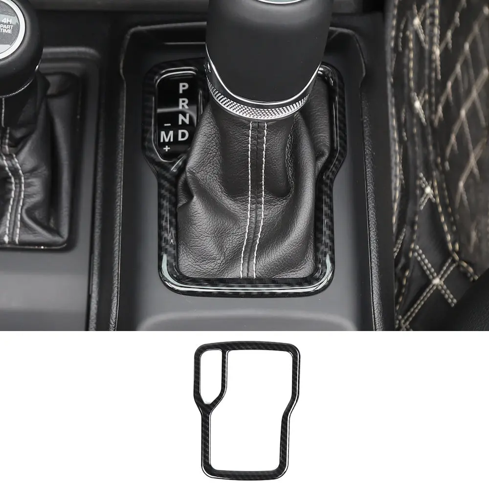 For 2018-2023 Jeep Wrangler JL JLU Interior Cover Trim Full Set Available Separately Carbon Fiber - Image 22