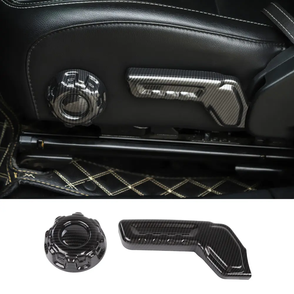 For 2018-2023 Jeep Wrangler JL JLU Interior Cover Trim Full Set Available Separately Carbon Fiber - Image 28