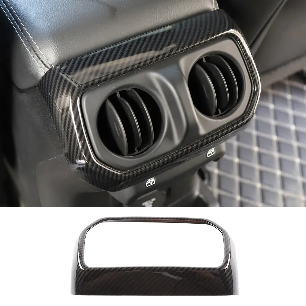 For 2018-2023 Jeep Wrangler JL JLU Interior Cover Trim Full Set Available Separately Carbon Fiber - Image 29