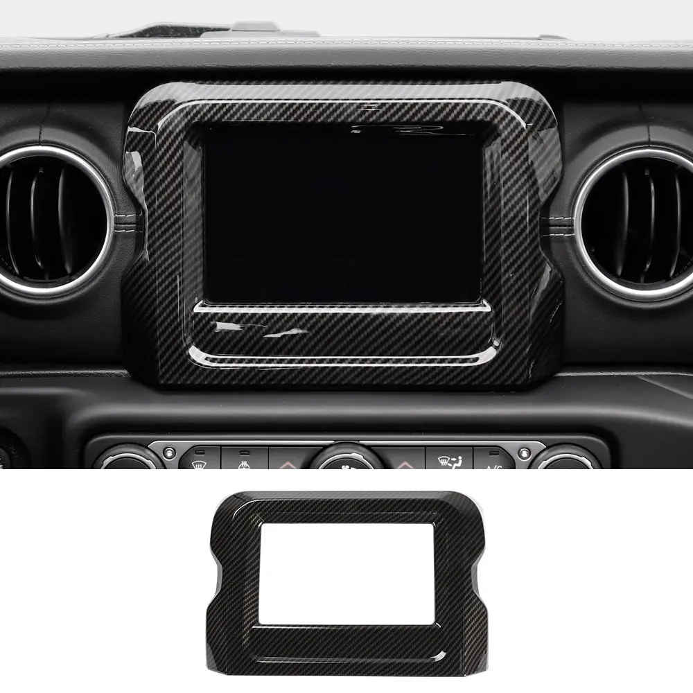 For 2018-2023 Jeep Wrangler JL JLU Interior Cover Trim Full Set Available Separately Carbon Fiber - Image 3