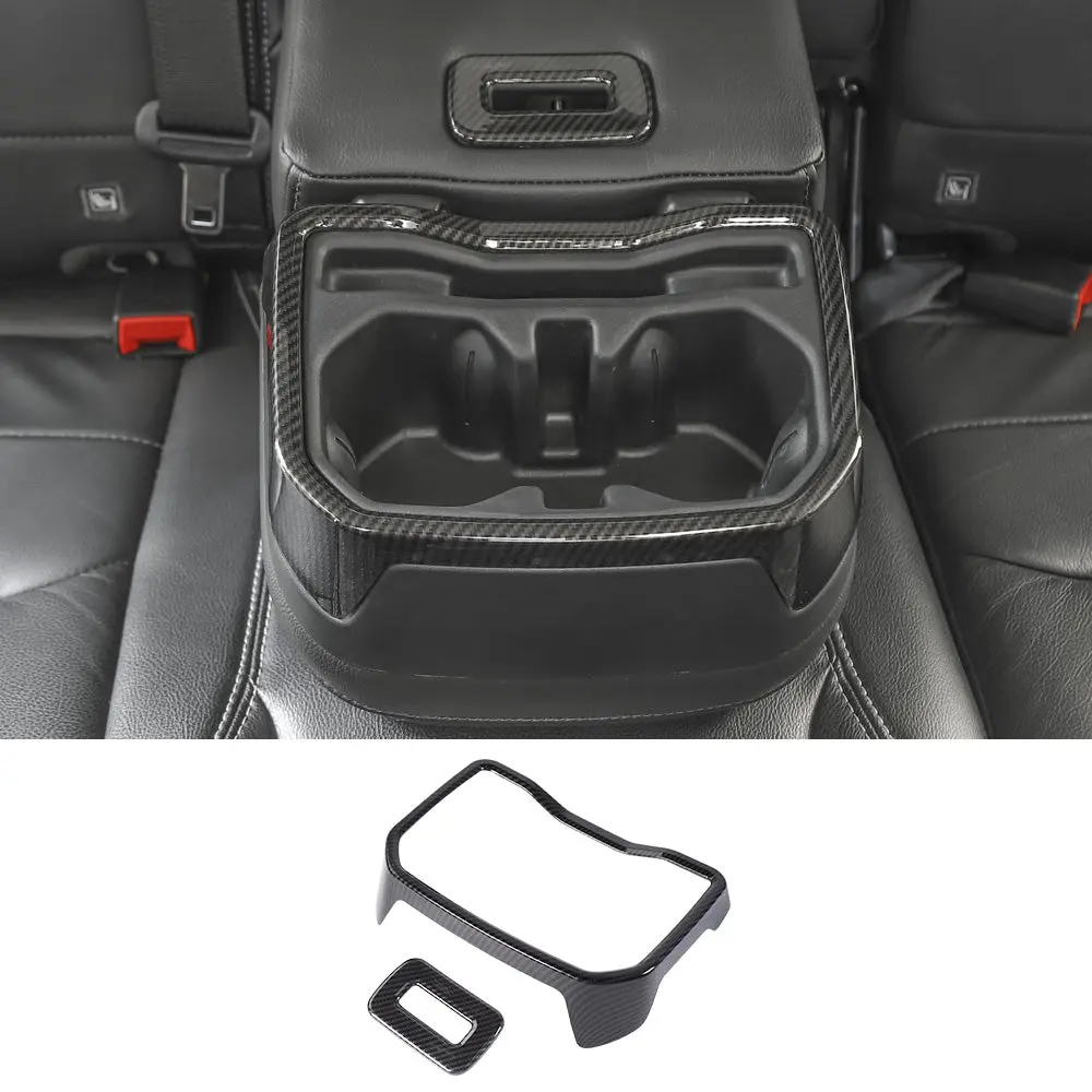 For 2018-2023 Jeep Wrangler JL JLU Interior Cover Trim Full Set Available Separately Carbon Fiber - Image 31