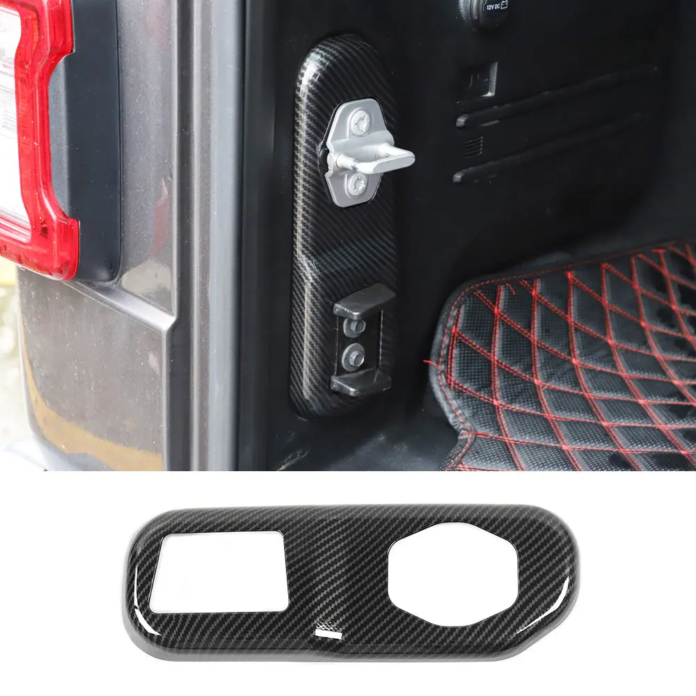 For 2018-2023 Jeep Wrangler JL JLU Interior Cover Trim Full Set Available Separately Carbon Fiber - Image 41