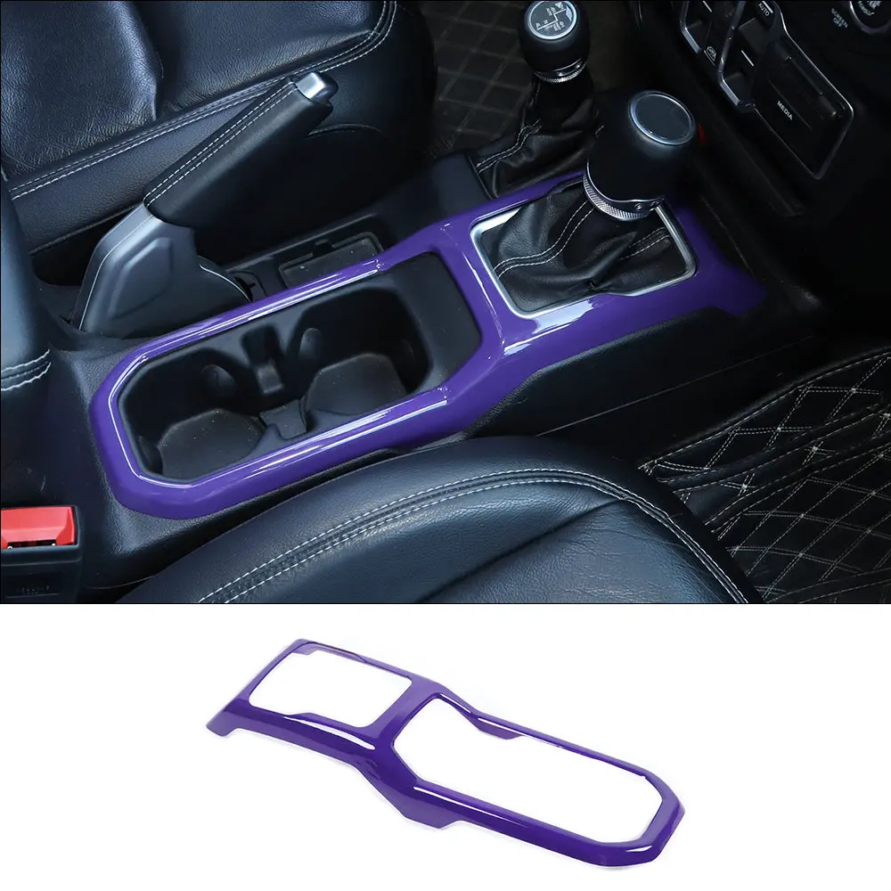 For 2018-2023 Jeep Wrangler JL JLU Interior Cover Trim Full Set Available Separately Purple - Image 21