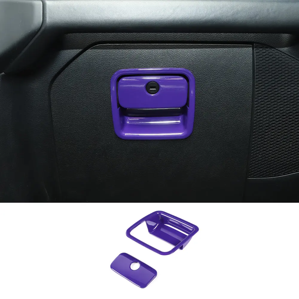 For 2018-2023 Jeep Wrangler JL JLU Interior Cover Trim Full Set Available Separately Purple - Image 25