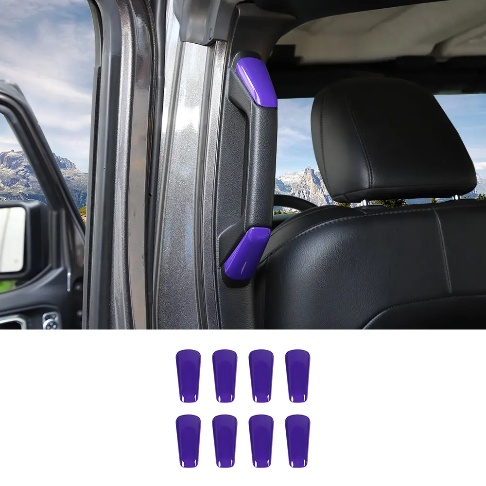 For 2018-2023 Jeep Wrangler JL JLU Interior Cover Trim Full Set Available Separately Purple - Image 26