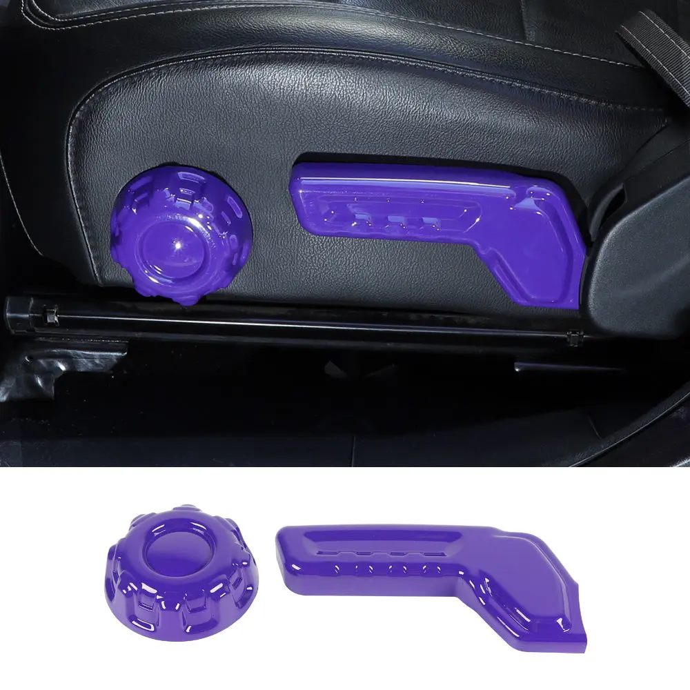 For 2018-2023 Jeep Wrangler JL JLU Interior Cover Trim Full Set Available Separately Purple - Image 28