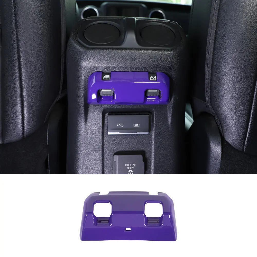 For 2018-2023 Jeep Wrangler JL JLU Interior Cover Trim Full Set Available Separately Purple - Image 30