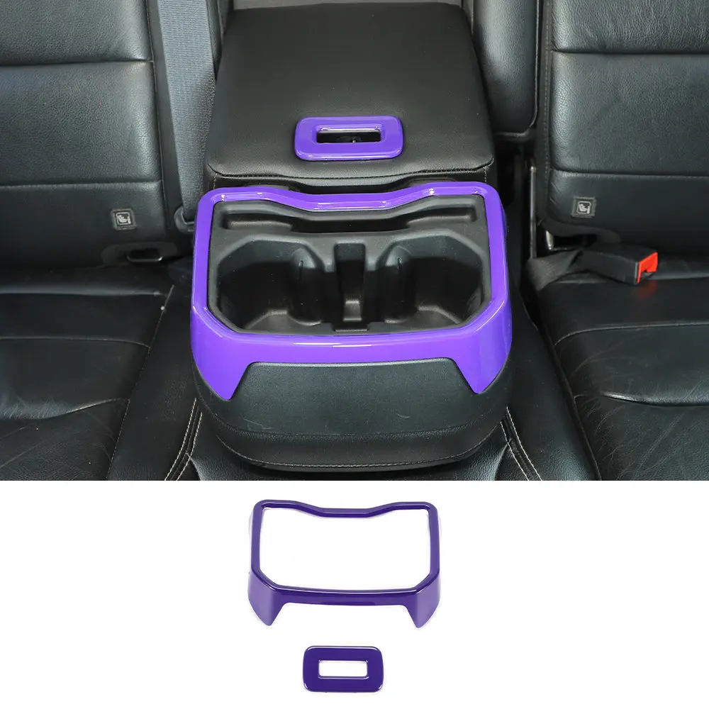 For 2018-2023 Jeep Wrangler JL JLU Interior Cover Trim Full Set Available Separately Purple - Image 31