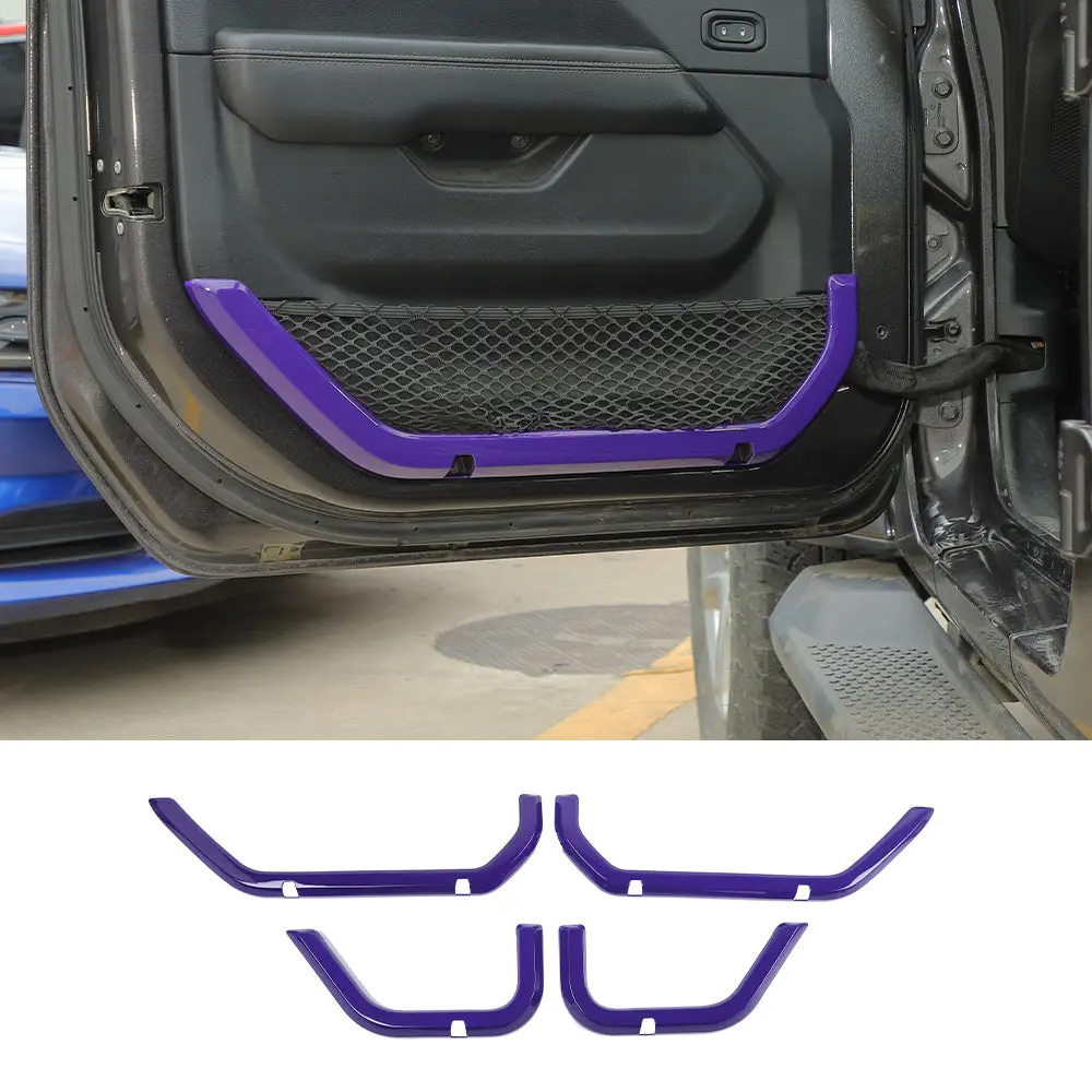 For 2018-2023 Jeep Wrangler JL JLU Interior Cover Trim Full Set Available Separately Purple - Image 38