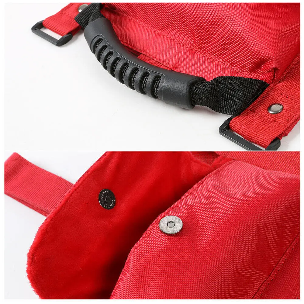 For Jeep Wrangler TJ JK JL Red Roll Bar Grab Grip Handles Sunglasses Storage Bag - Image 7