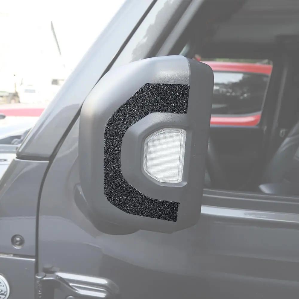 For 2018+ Jeep Wrangler JL & Gladiator JT Reverse Mirror Frame Anti-erase Protective Sticker Trim - Image 4