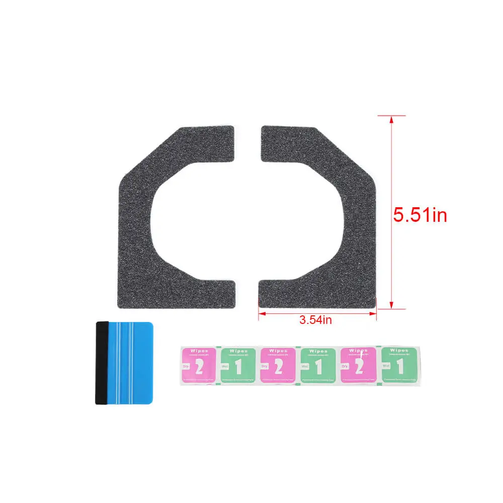 For 2018+ Jeep Wrangler JL & Gladiator JT Reverse Mirror Frame Anti-erase Protective Sticker Trim - Image 7