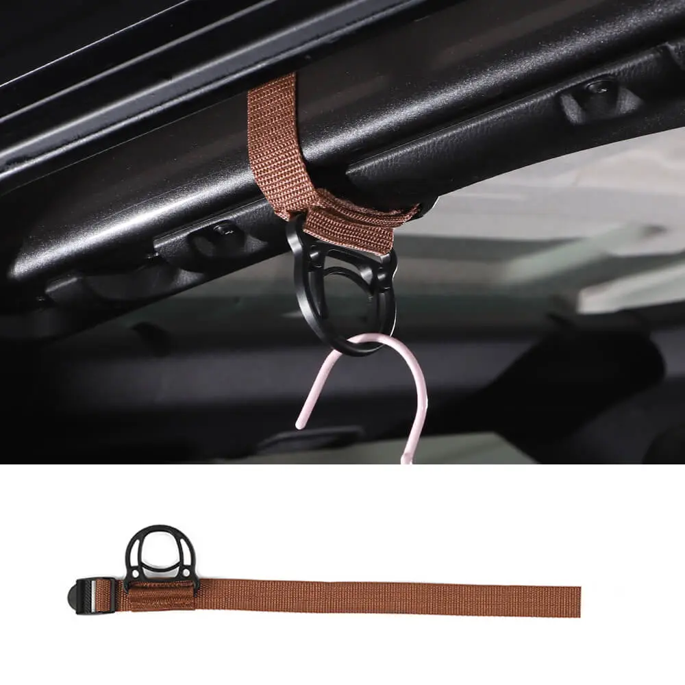 For Jeep Wrangler TJ JK JL JT Roll Bar Coat And Hat Hanger Clothes Hook 37.5 CM - Image 14