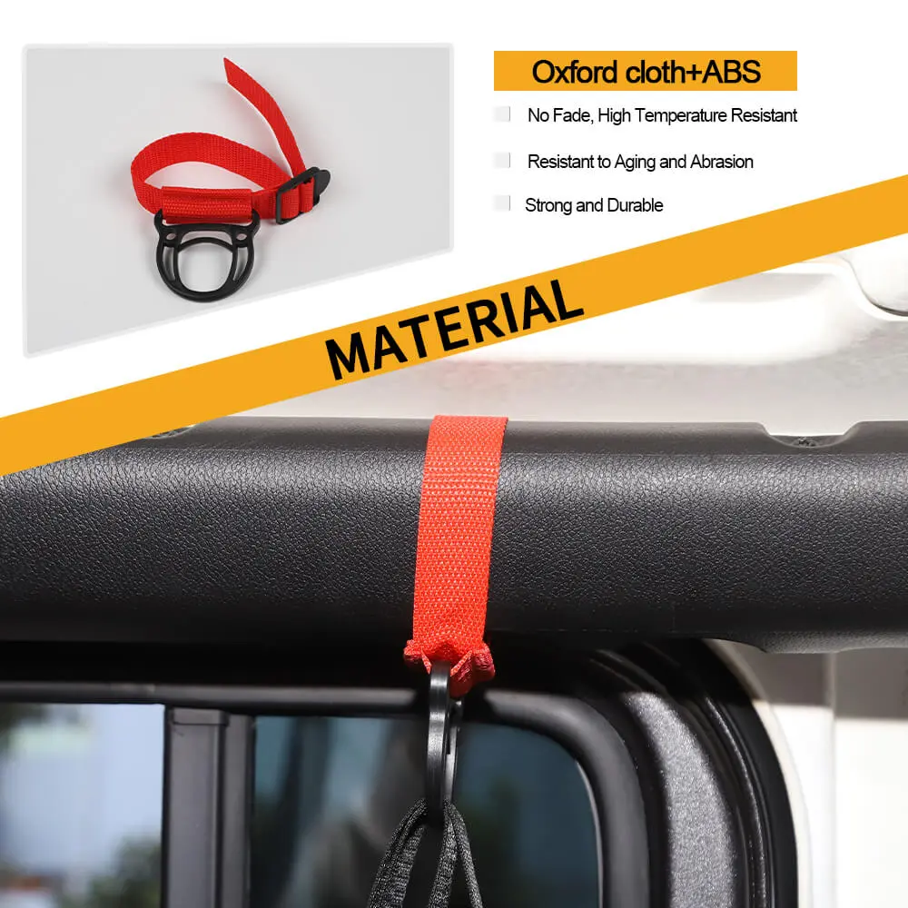 For Jeep Wrangler TJ JK JL JT Roll Bar Coat And Hat Hanger Clothes Hook 37.5 CM - Image 5