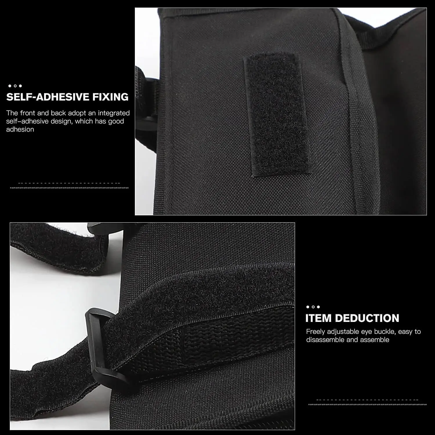 For Jeep Wrangler CJ YJ TJ JK JKU JL JLU & Gladiator JT Roll Bar Sunglasses Holder Storage Bag - Image 5