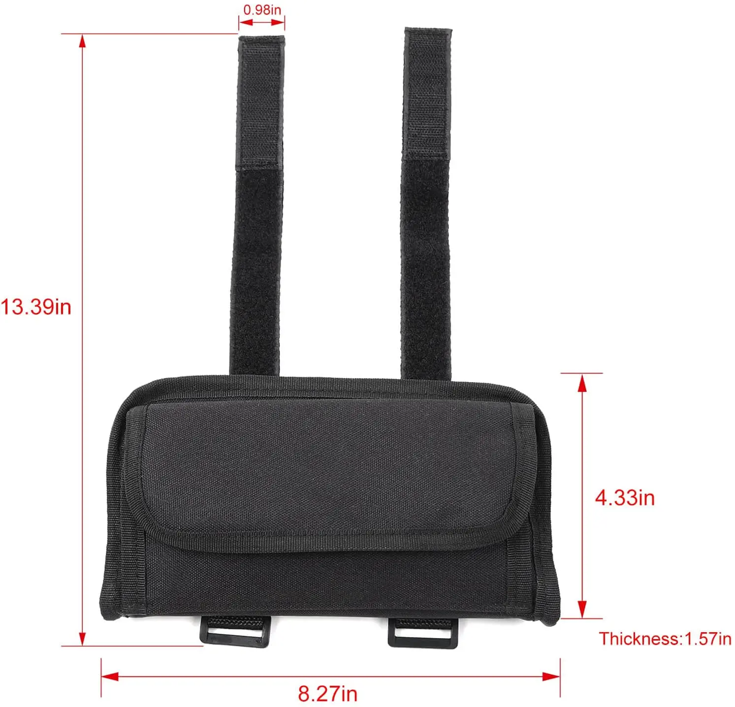 For Jeep Wrangler CJ YJ TJ JK JKU JL JLU & Gladiator JT Roll Bar Sunglasses Holder Storage Bag - Image 6