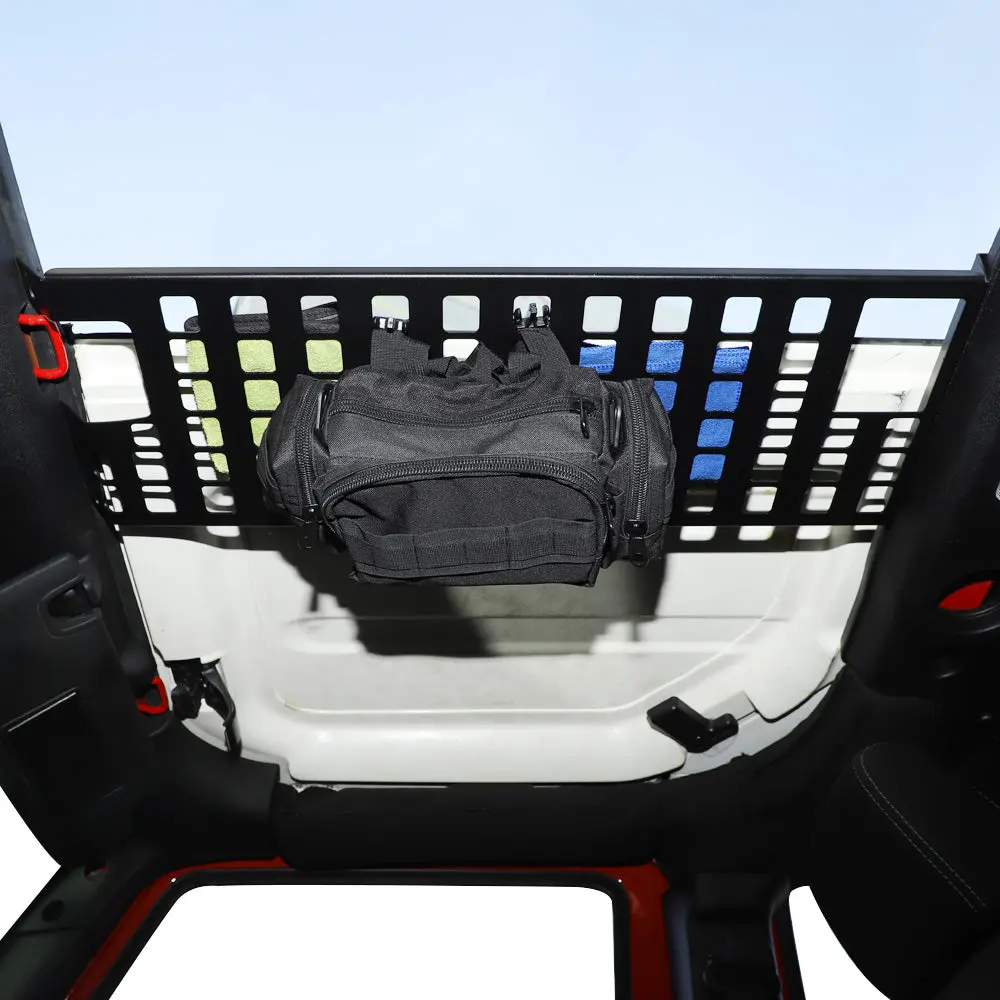 For 2007-2018 Jeep Wrangler JK JKU Roof Rack Hard Top Molle Panel - Image 4