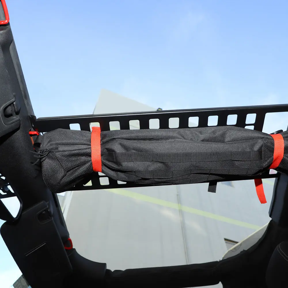 For 2007-2018 Jeep Wrangler JK JKU Roof Rack Hard Top Molle Panel - Image 5